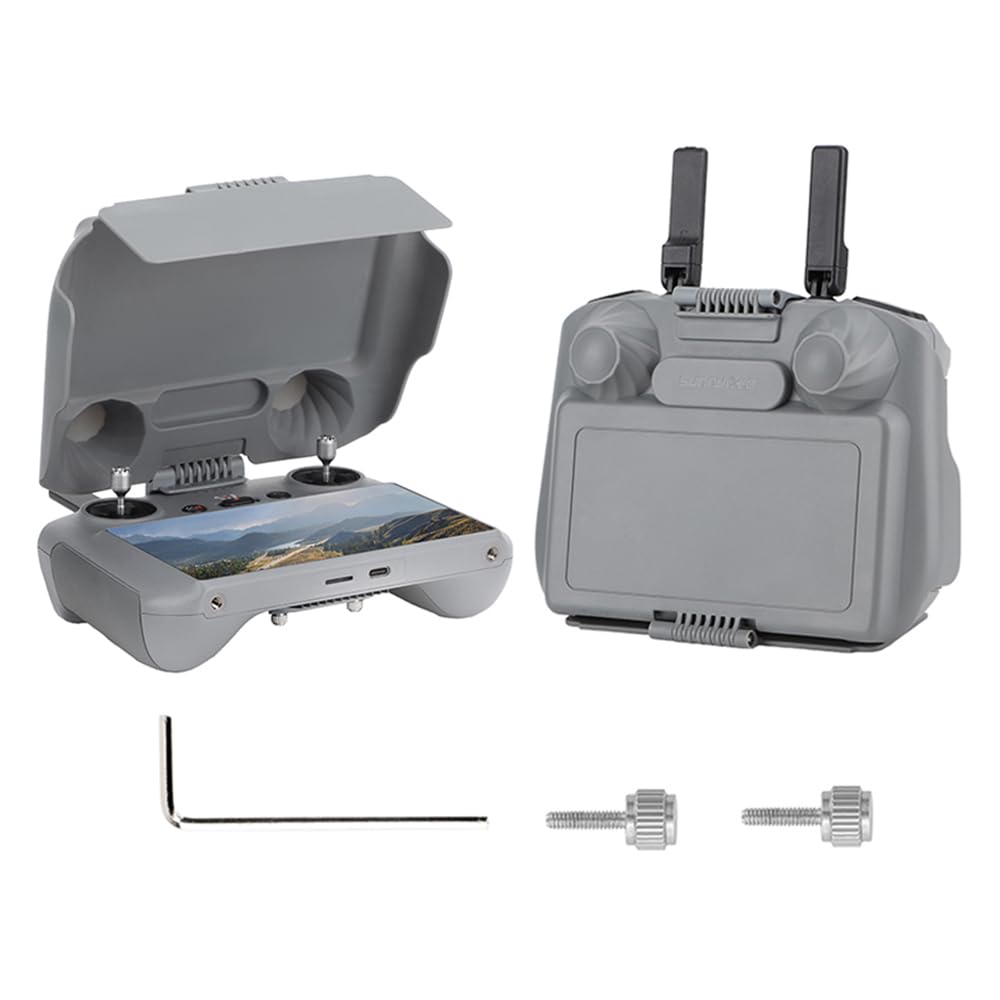 RC Sun Hood Cover Fernbedienung Sonnenschutz Displayschutzfolie 2-in-1 Schutz für DJI RC 2 Air 3 Controller Drohne Zubehör RC Sun Hood Cover Fernbedienung Sonnenschutz Displayschutzfolie 2-in-1 Schutz für DJI RC 2 Air 3 Controller Drohne Zubehör von Generic