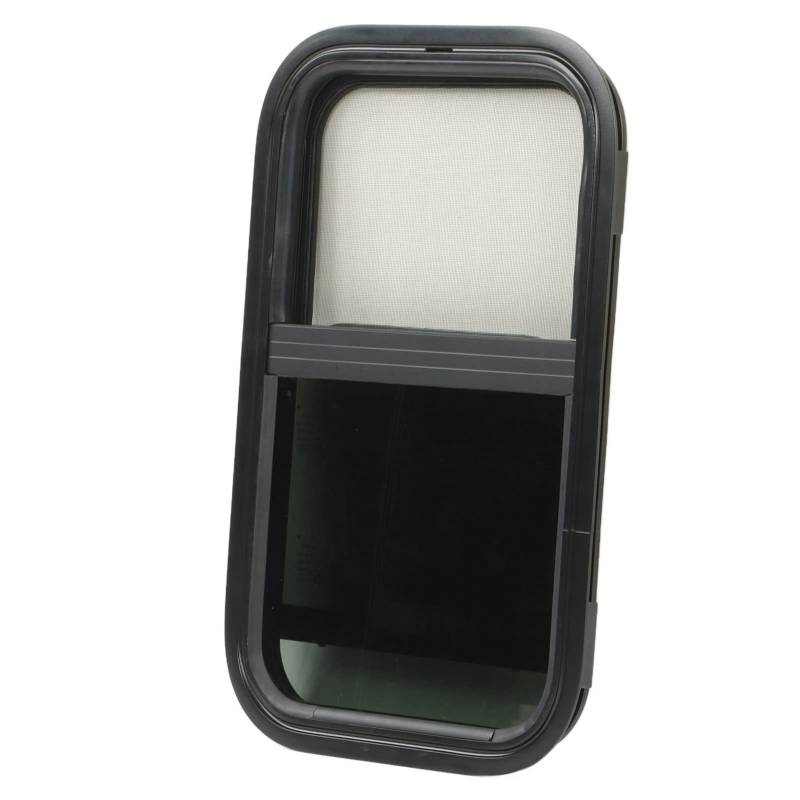RV -Fenster 590x390mm Getöntes Temperaturglas Hartes Aluminiumrahmen RV Privatsphäre Bildschirmfenster für -Anhänger von Generic