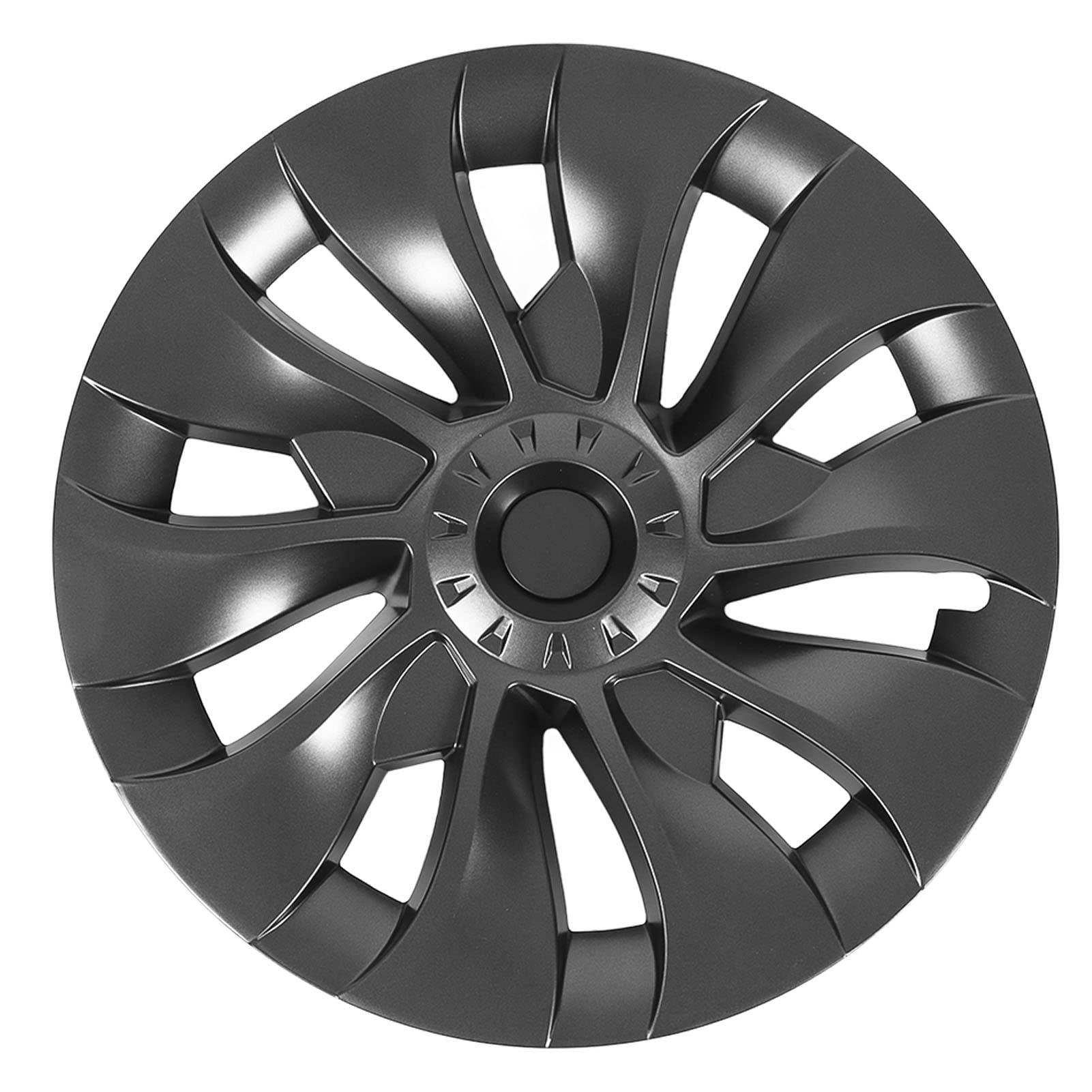 Rad Hub Cap Cap High Power Wind Resistant Rand Deckabdeckung Set (Grau) von Generic