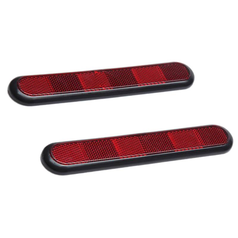 Reflektierende Aufkleber für Auto, kratzfestes Klebeband, ovaler Sicherheitsreflektor, reflektierender Aufkleber für Anhänger, LKW, hohe Nachtsichtbarkeit, Reflektorband von Generic