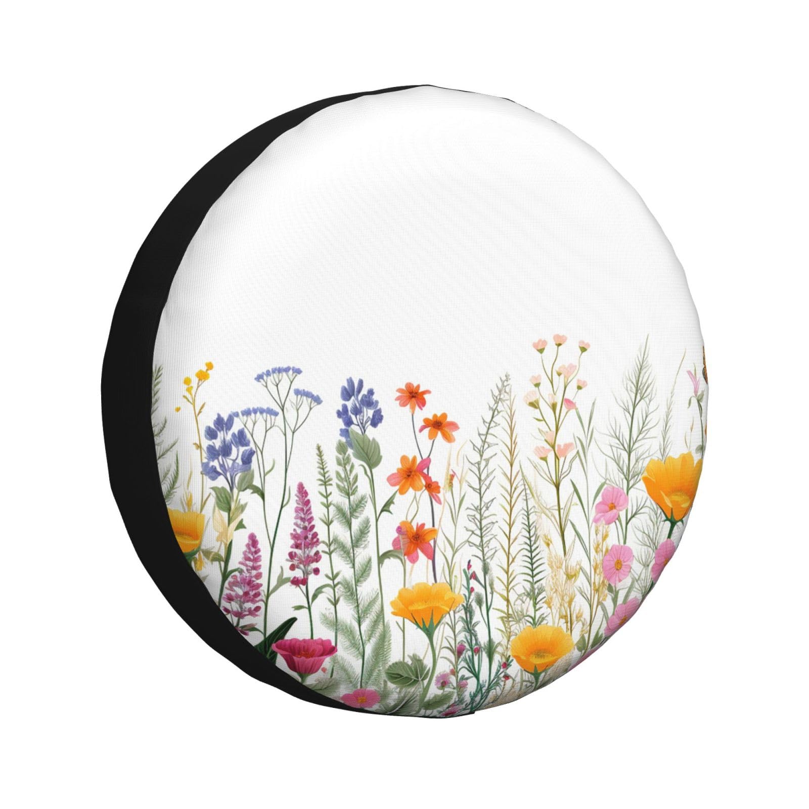 Reifen Tasche Süße Blume Blume Blätter Kraut Reifencover Prämie Ersatz Reifen Abdeckung Waschbar Reifenhülle Für Wohnmobile Truck Caravan 15 inch Reifen Tasche Süße Blume Blume Blätter Kraut Reifencover Prämie Ersatz Reifen Abdeckung Waschbar Reifenhülle Für Wohnmobile Truck Caravan 15 inch von Generic