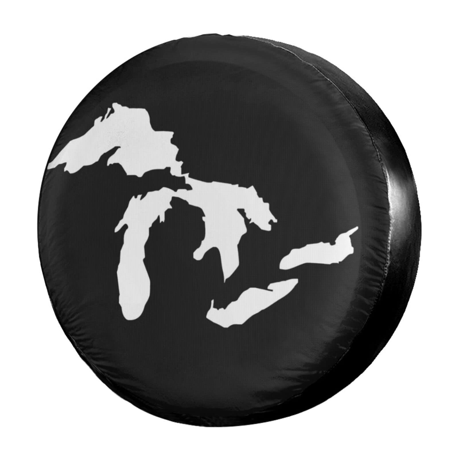 Reifenabdeckungen, Bundesstaat Michigan Große Seen Wasserdicht Ersatzradabdeckungen Universal Radschutzhülle Für SUV Auto Fahrzeuge 16 inch Reifenabdeckungen, Bundesstaat Michigan Große Seen Wasserdicht Ersatzradabdeckungen Universal Radschutzhülle Für SUV Auto Fahrzeuge 16 inch von Generic