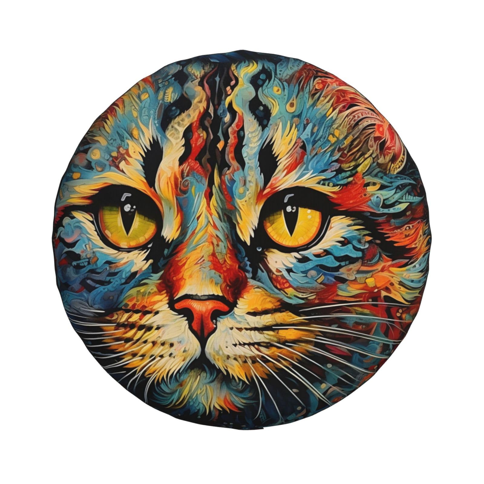 Reifensack Buntes Katzengesicht Uv-Schutz Reserveradabdeckung Staubdicht Reifentasche Für Truck Caravan Fahrzeuge 15 inch Reifensack Buntes Katzengesicht Uv-Schutz Reserveradabdeckung Staubdicht Reifentasche Für Truck Caravan Fahrzeuge 15 inch von Generic