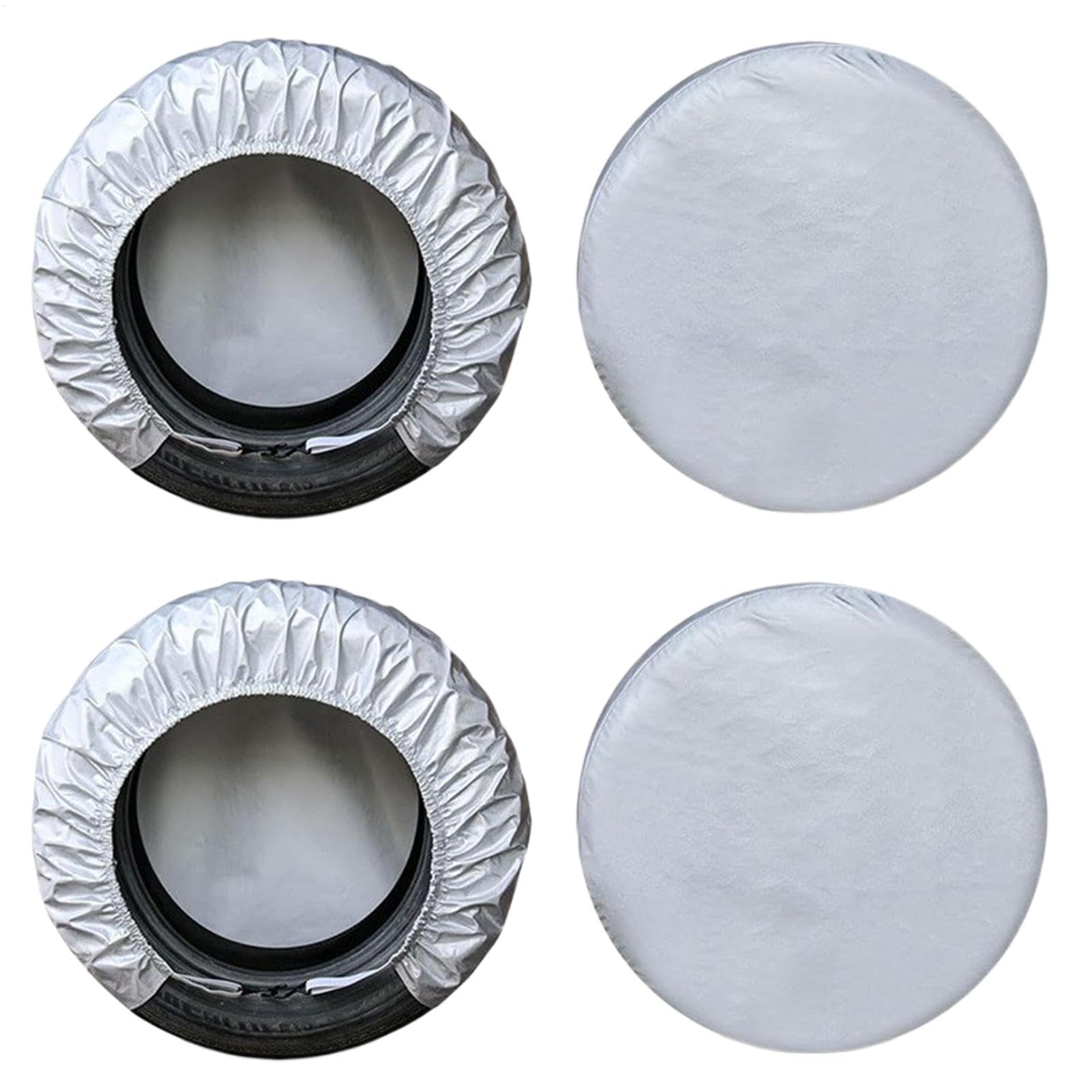 Reifenschutz – weiche Abdeckung für Reifen, hart, wasserdicht, 420D Oxford Wheel, Schutzabdeckung für LKW, Anhänger, Wohnmobil, Auto, wiederverwendbar, Material Cov Reifenschutz – weiche Abdeckung für Reifen, hart, wasserdicht, 420D Oxford Wheel, Schutzabdeckung für LKW, Anhänger, Wohnmobil, Auto, wiederverwendbar, Material Cov von Generic