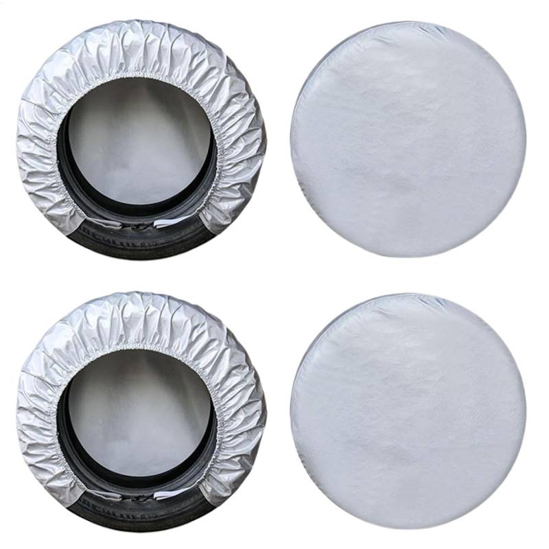 Reifenschutz – weiche Abdeckung für Reifen, hart, wasserdicht, 420D Oxford Wheel, Schutzabdeckung für LKW, Anhänger, , Auto, wiederverwendbar, Material Cov von Generic