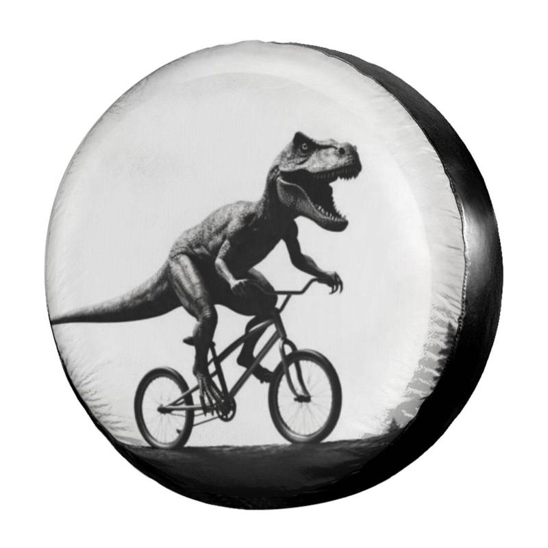 Reifenschutzhülle, Dinosauriermond Wasserdicht Ersatzradabdeckungen Staubdicht Auto Reifen Taschen Für Auto Truck SUV 17 inch von Generic