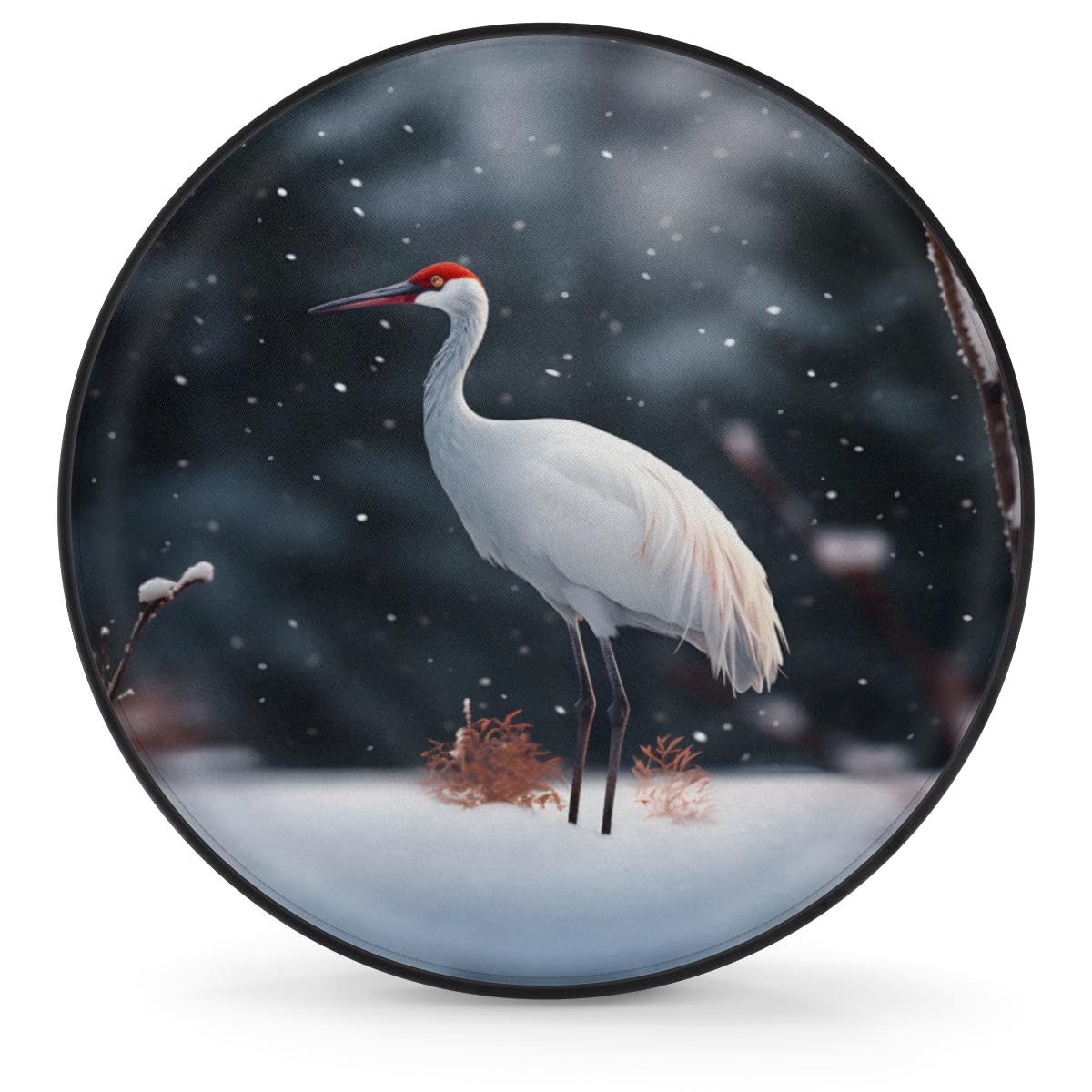 Reifentasche, Vogel Tier Winter Östlich Staubdicht Ersatzradabdeckungen Uv-Schutz Reifenschutz Für SUV Fahrzeuge Auto 16 inch Reifentasche, Vogel Tier Winter Östlich Staubdicht Ersatzradabdeckungen Uv-Schutz Reifenschutz Für SUV Fahrzeuge Auto 16 inch von Generic