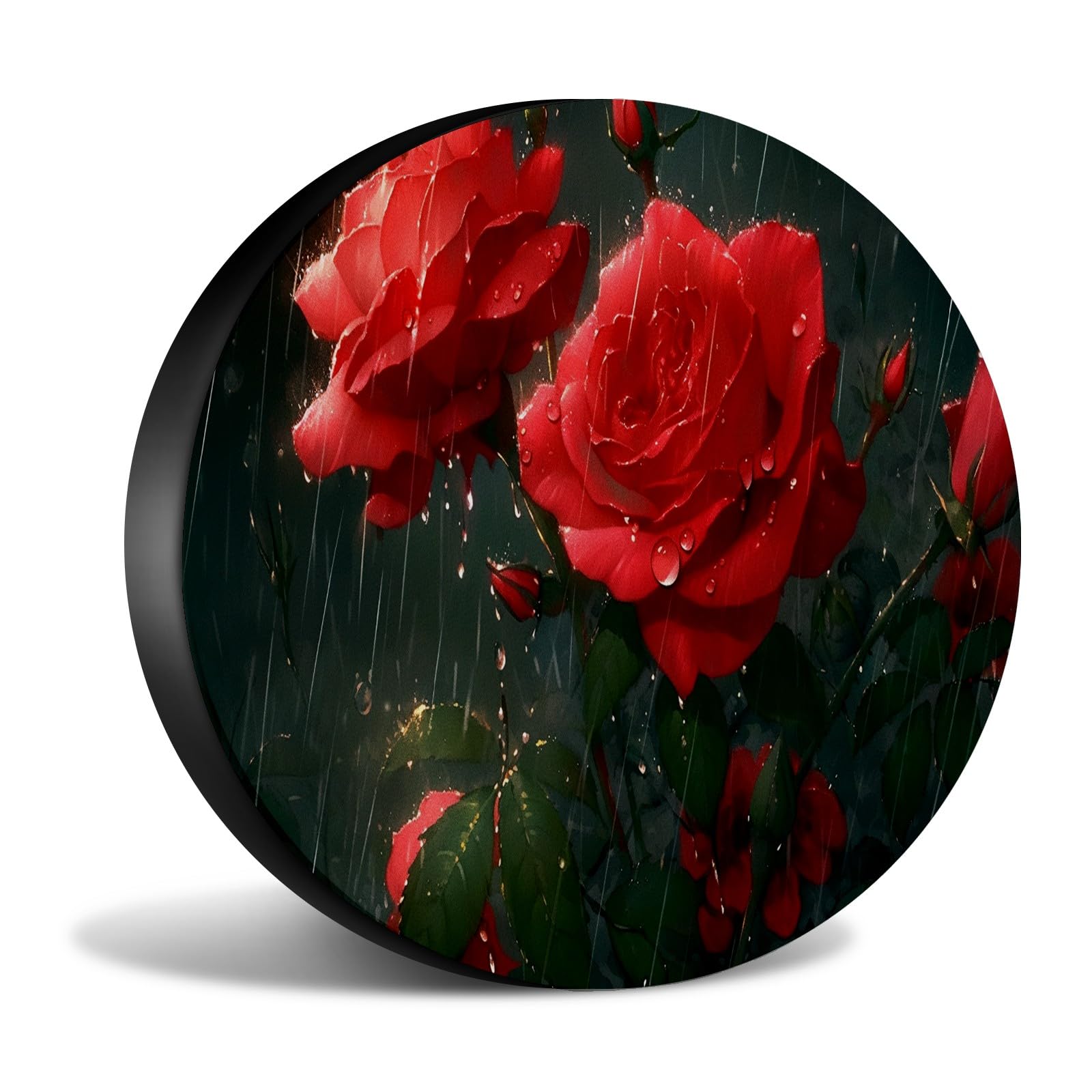 Reifentaschen Rote Rosen Uv-Schutz Reifensack Universal Radschutzhülle Für SUV Auto Caravan 16 inch Reifentaschen Rote Rosen Uv-Schutz Reifensack Universal Radschutzhülle Für SUV Auto Caravan 16 inch von Generic