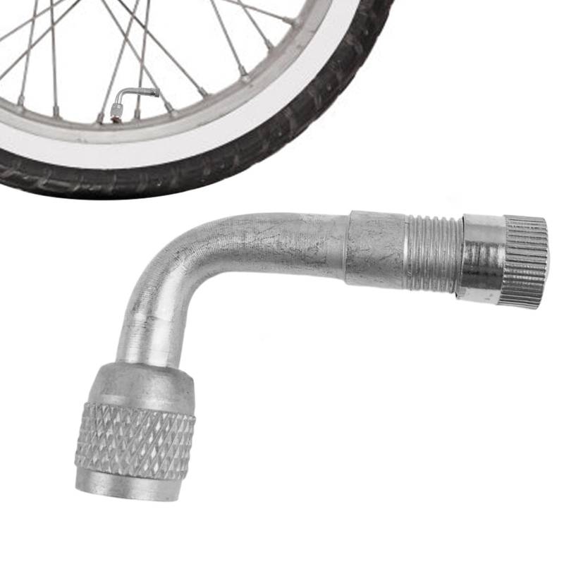Reifenventilverlängerung - Reifenventilverlängerung - Verlängerung für Reifenventil, Verlängerung für Luftventil | Adapter zum Aufpumpen von Luft für Motorrad mit 90-Grad- von Generic