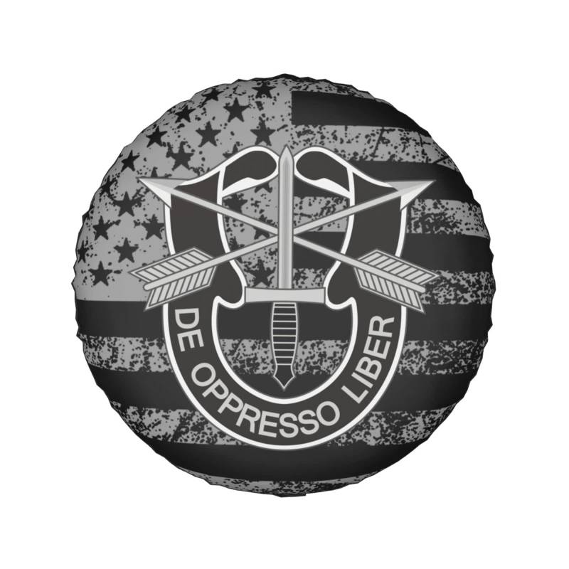 Reserveradabdeckung De Oppresso Liber Ersatzrad Abdeckung Staubdicht Radschutzhülle Uv-Schutz Reifenabdeckungen Für Wohnmobil Truck SUV L von Generic