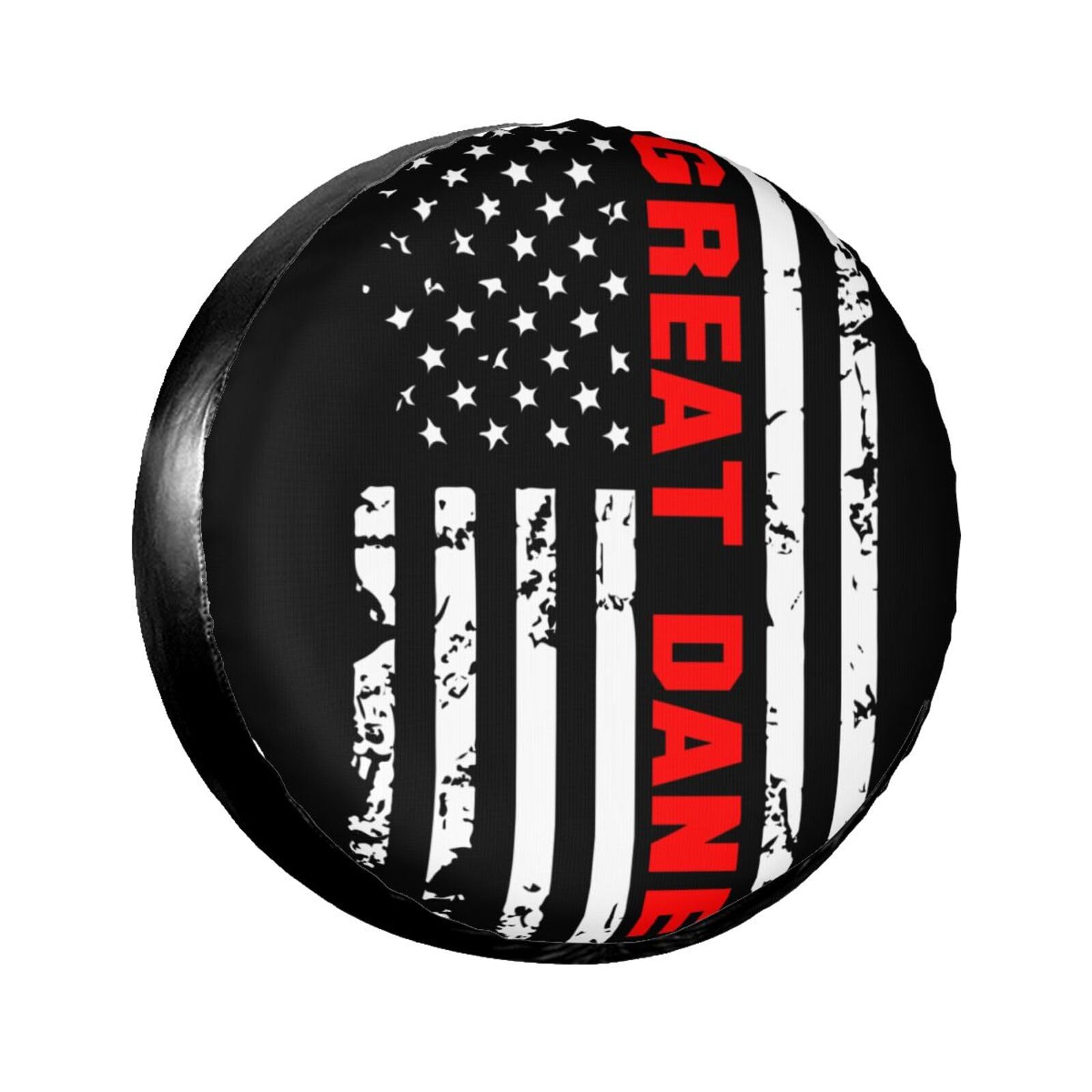 Reserveradabdeckung Deutsche Dogge Amerikanische Flagge Beunruhigt Ersatzrad Abdeckung Uv Schutz Reifencover Universal Reifenabdeckungen Für Truck SUV Wohnmobil S Reserveradabdeckung Deutsche Dogge Amerikanische Flagge Beunruhigt Ersatzrad Abdeckung Uv Schutz Reifencover Universal Reifenabdeckungen Für Truck SUV Wohnmobil S von Generic