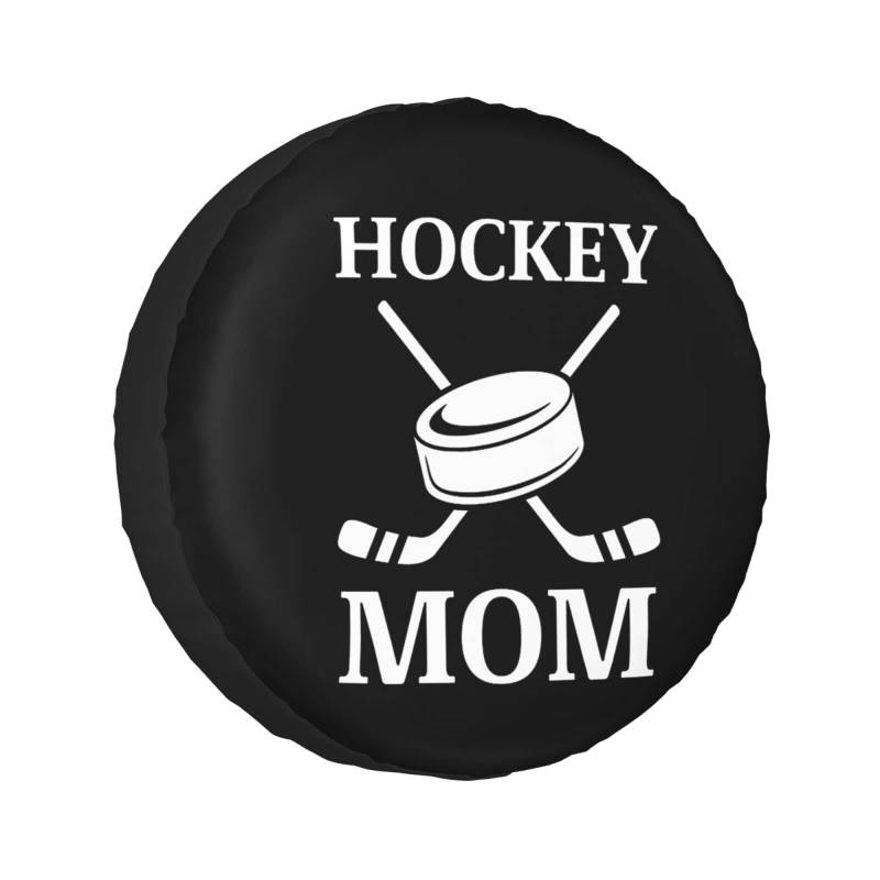 Reserveradabdeckung Hockey-Mama Radschutzhülle Universale Ersatzrad Abdeckung Staubdicht Reifenabdeckungen Für Truck SUV Wohnmobil L von Generic