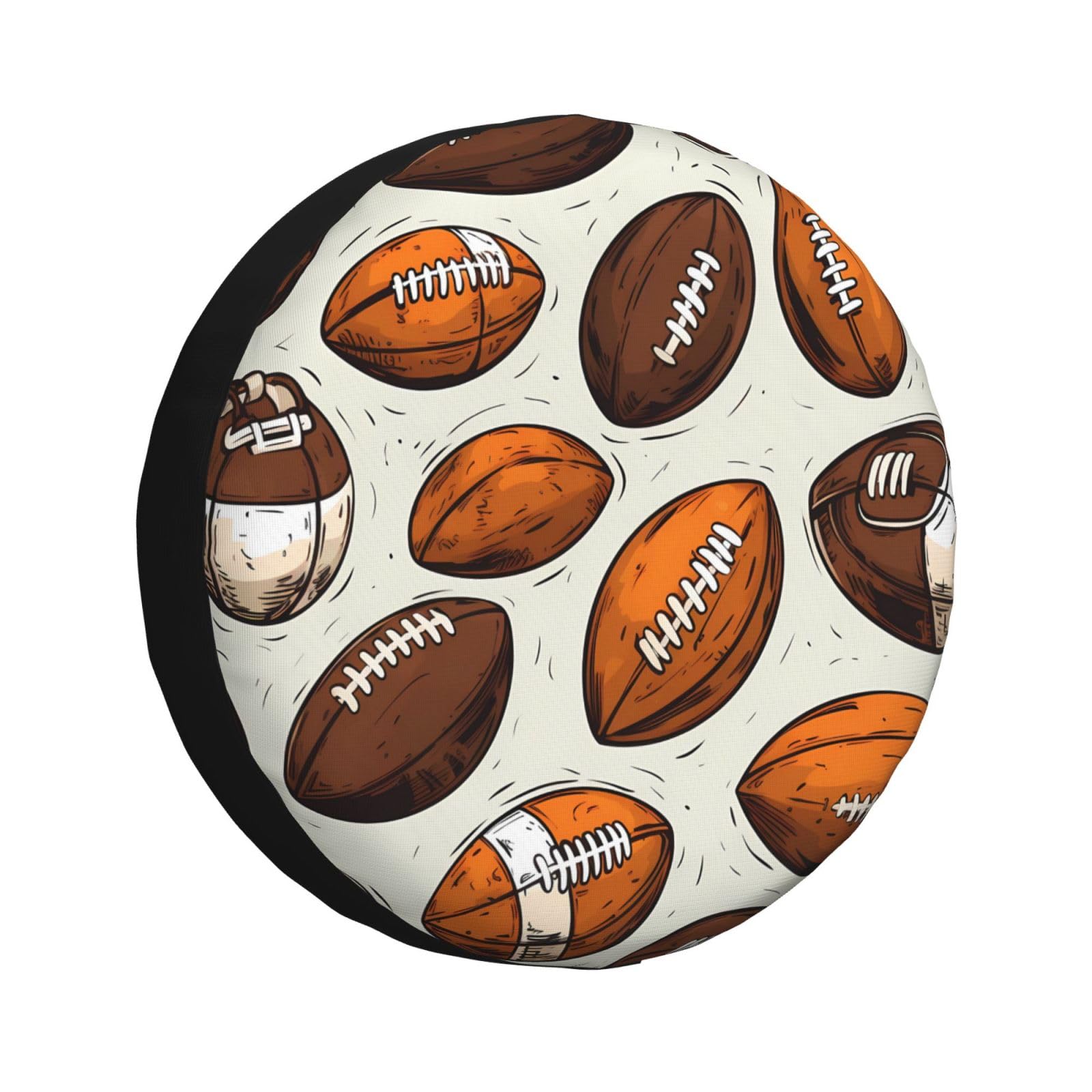 Reserveradabdeckung Retro American Football Reifencover Universal Reifenabdeckungen Wasserdicht Ersatzrad Abdeckung Für SUV Auto Wohnmobil XL Reserveradabdeckung Retro American Football Reifencover Universal Reifenabdeckungen Wasserdicht Ersatzrad Abdeckung Für SUV Auto Wohnmobil XL von Generic