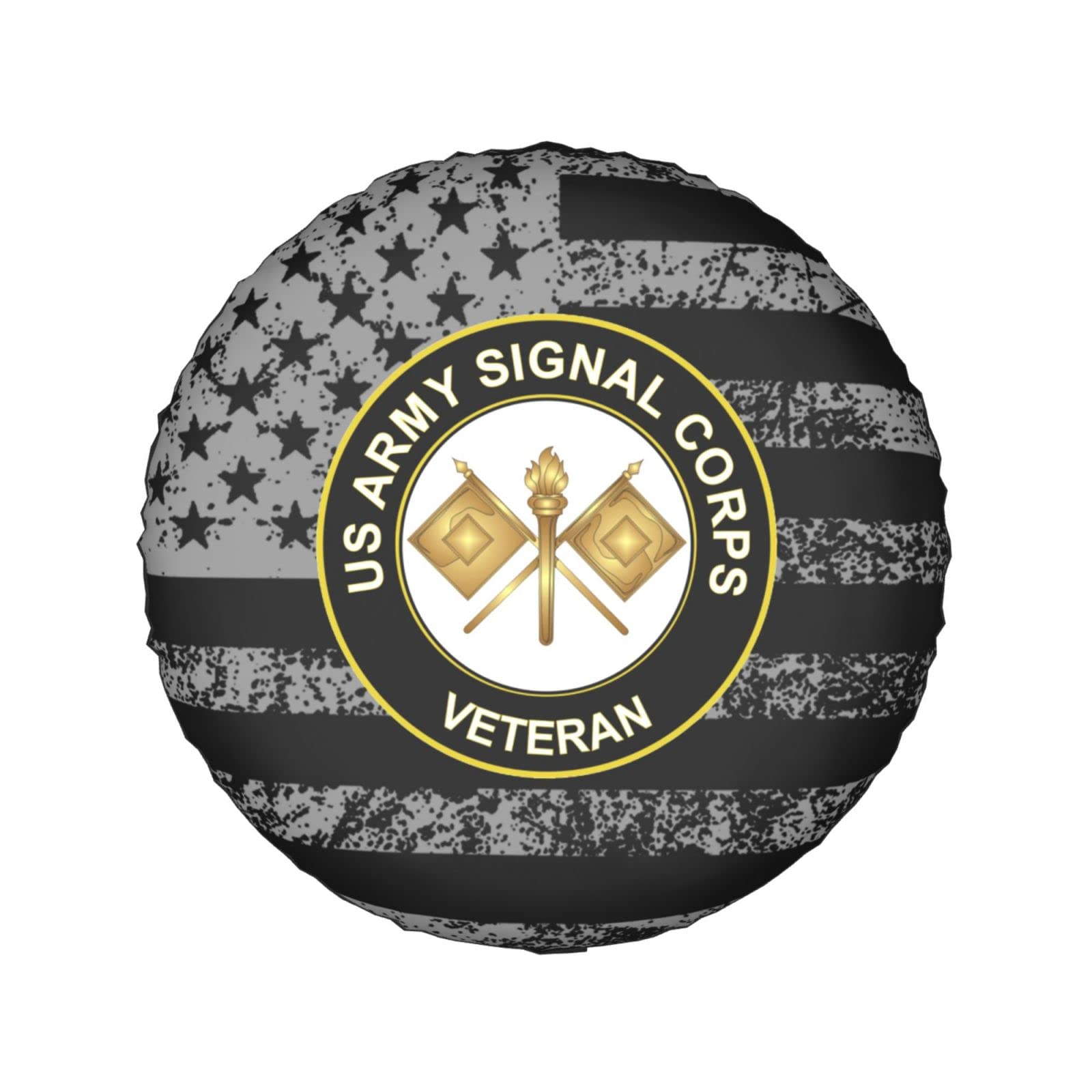 Reserveradabdeckung Veteran des Army Signal Corps Radschutzhülle Staubdicht Ersatzrad Abdeckung Uv-Schutz Reifenabdeckungen Für Auto Wohnmobil SUV L Reserveradabdeckung Veteran des Army Signal Corps Radschutzhülle Staubdicht Ersatzrad Abdeckung Uv-Schutz Reifenabdeckungen Für Auto Wohnmobil SUV L von Generic