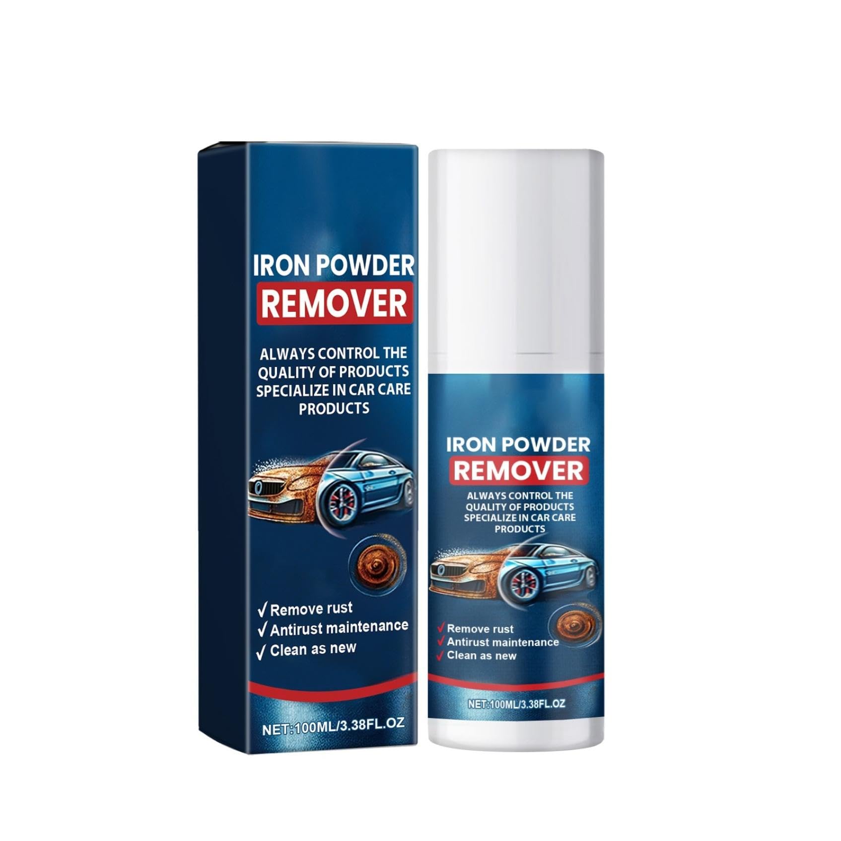 Generic Rostumwandler Spray Schnellrostlöser mit Grundierung (100 ml) Korrosionsschutz Rostlöser Rostentferner für Metall - Rost entfernen an Auto (100ML) von Generic