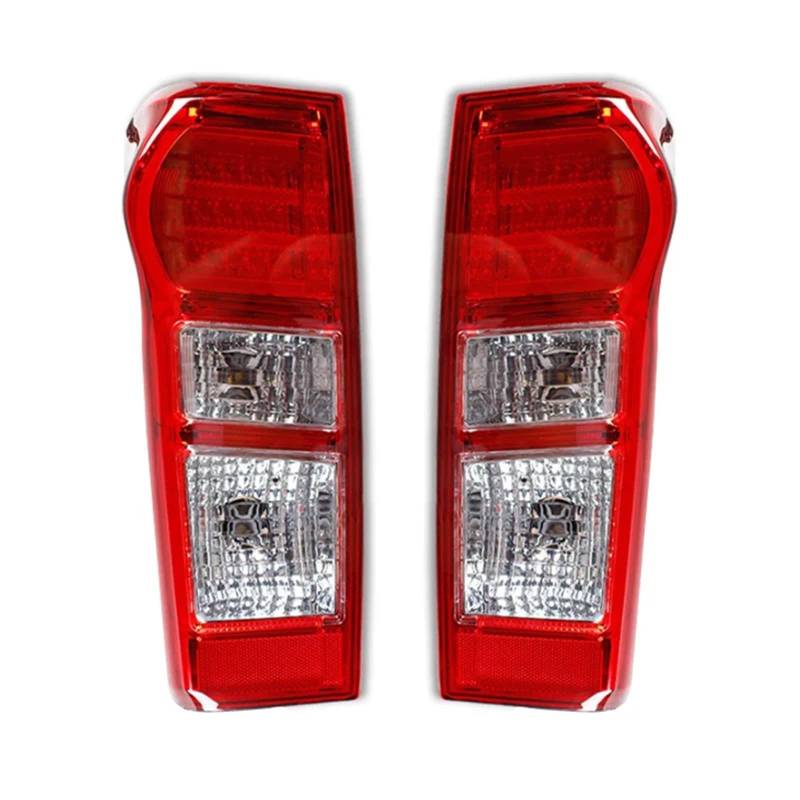 Rücklichtbaugruppen für Isuzu Dmax D-Max 2012–2019 8961253983 Paar Rücklichtbaugruppe mit Kabel, Rücklicht, Warnlicht, Rückfahrlicht von Generic