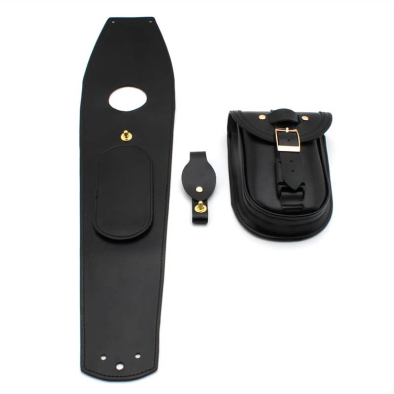 SIKUAI Motorrad-PU-Leder-Tanktasche, Armaturenbrett-Konsole, Mitteltasche, schwarze Tasche für BMW R 18, R 18 Classic von Generic