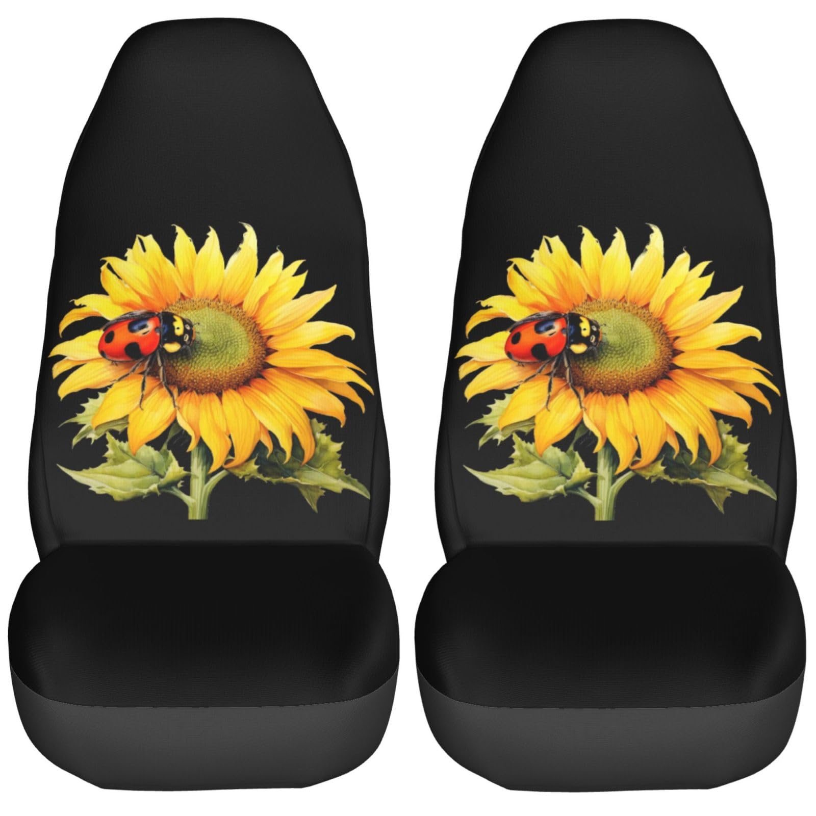 SUVs,LKWs,Sitzbezug Marienkäfer auf Sonnenblume Aquarell Atmungsaktiv Wohnmobil Schonbezüge für Wohnmobil,Outdoor,Jagd SUVs,LKWs,Sitzbezug Marienkäfer auf Sonnenblume Aquarell Atmungsaktiv Wohnmobil Schonbezüge für Wohnmobil,Outdoor,Jagd von Generic