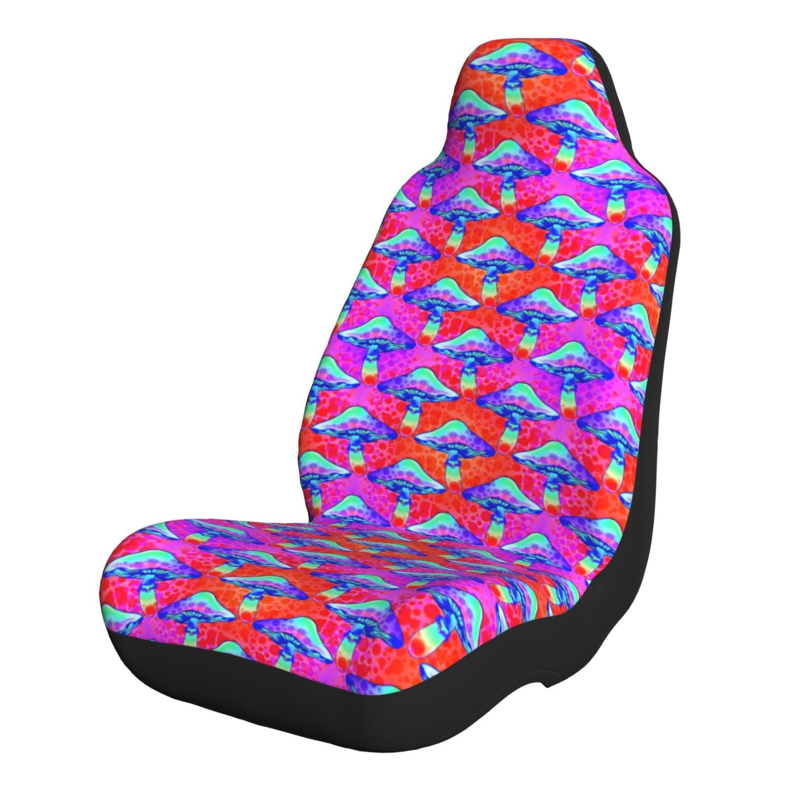SUVs,LKWs,Sitzbezug Trippy Zauberpilze Wasserdicht Lenkrad-Abdeckung für Wohnmobil,Damen,Outdoor SUVs,LKWs,Sitzbezug Trippy Zauberpilze Wasserdicht Lenkrad-Abdeckung für Wohnmobil,Damen,Outdoor von Generic