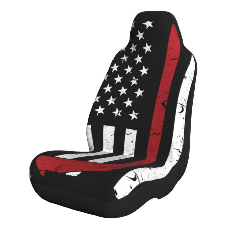 SUVs,LKWs Sitzbezug Amerikanische Hockeyflagge Schwarz Universal Fit Lenkrad-Abdeckung für Wohnmobil,Outdoor,Daily Commute von Generic
