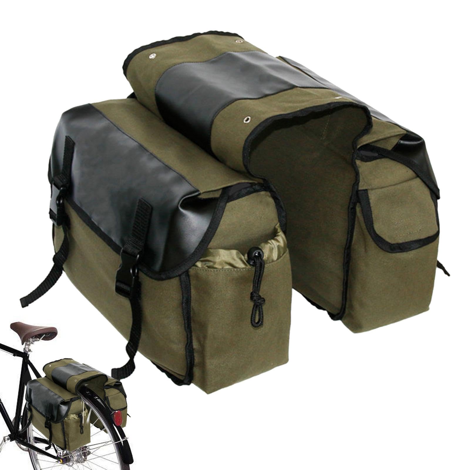 Satteltasche Radfahren | Heckträger Fahrradtasche Fahrradzubehör - , Rennrad Tasche, Sitztasche Sattel Werkzeug Aufbewahrung, für Roller, Mountainbikes von Generic