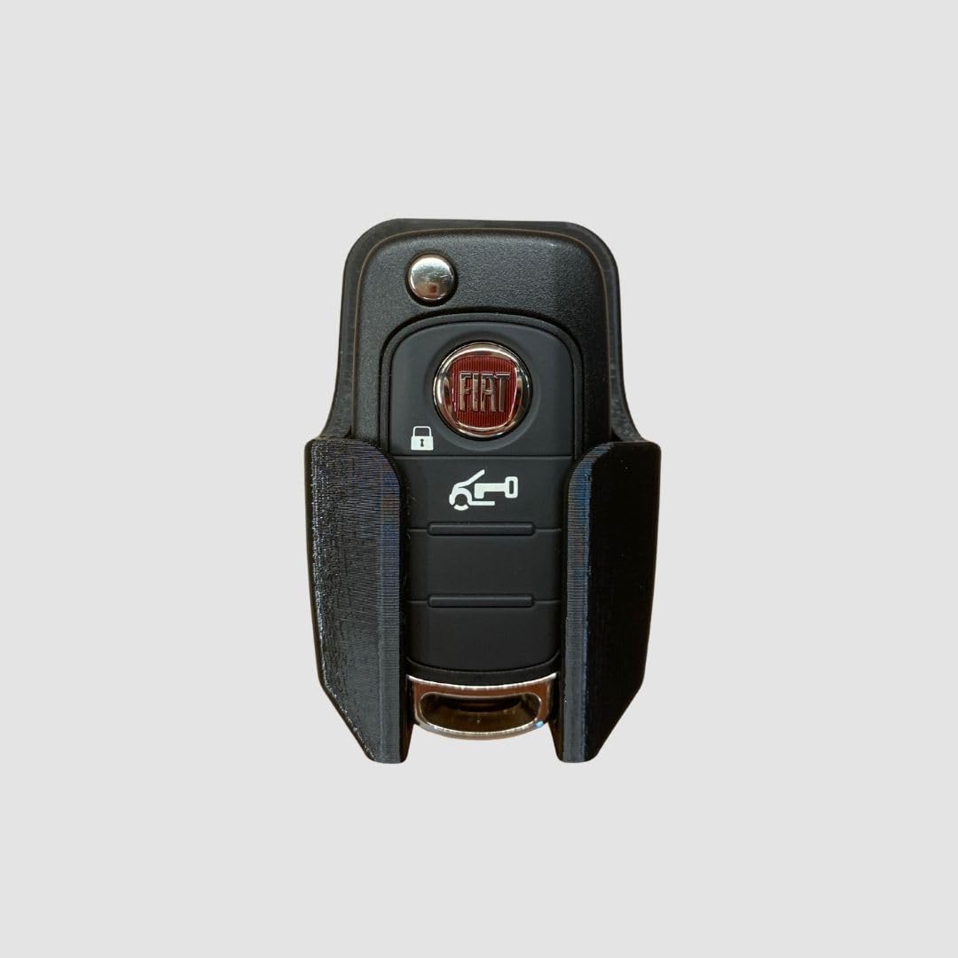 Schlüsselhalter Ducato 8 für Wohnmobil/Wohnwagen, Schlüsselhalter passend für Ducato 8, Wandhalterung ohne Bohrung mit Klebestreifen (Schwarz) von Generic