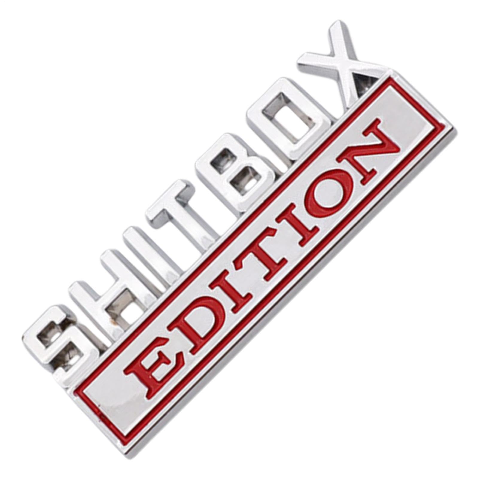 Shitbox-Emblem – Design der Scheißbox mit 3D-Auto-Emblemen, kreativ, neuartig, lustig, selbstklebend, dekorativ für das Auto Shitbox-Emblem – Design der Scheißbox mit 3D-Auto-Emblemen, kreativ, neuartig, lustig, selbstklebend, dekorativ für das Auto von Generic