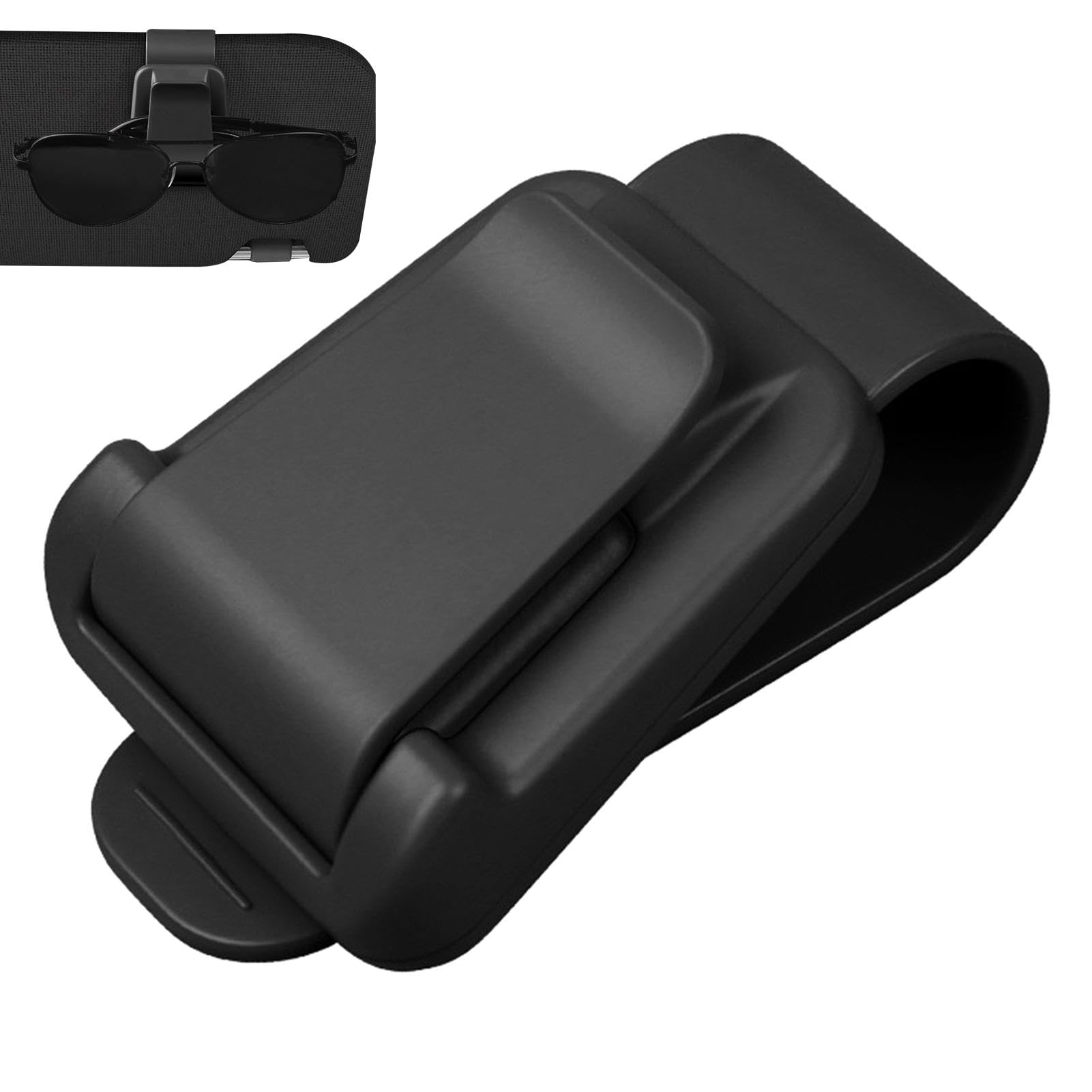 Sonnenbrillenhalter für Auto-Sonnenblende – Sonnenbrillenhalterung für Sonnenblende | modisches Zubehör für Auto-Sonnenblende, Clip für Sonnenblende von Generic