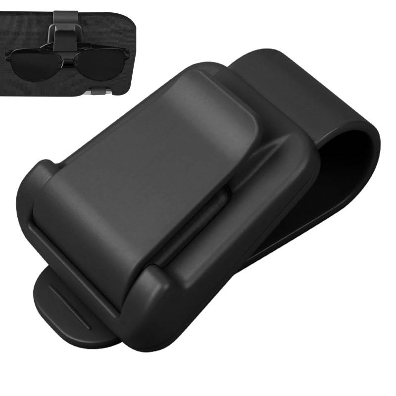 Sonnenbrillenhalter für Auto-Sonnenblende – Sonnenbrillenhalterung für Sonnenblende | modisches Zubehör für Auto-Sonnenblende, Clip für Sonnenblende von Generic