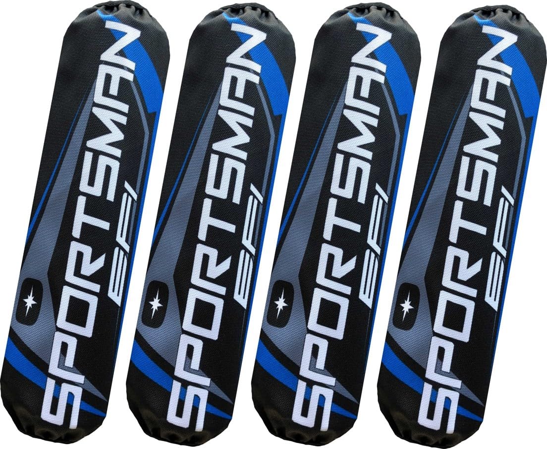 Stoßdämpferabdeckungen Set4 Polaris Sportsman alle Modelljahr XP 1000 850 500 570 Abdeckung (blau) von Generic