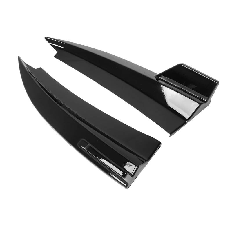 Stoßfänger Seitenspoiler, ABS 2PCS Easy Installation Links Rechts Heck Stoßfänger Seitendiffusor Wirkung Resistent für C -Klasse Coupé C205 AMG LINE C43 C63 (Helles Schwarz) von Generic