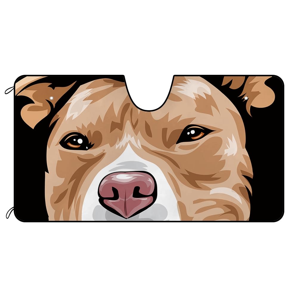 Süßer Hund - Agility Pit Dog Auto Windschutzscheibe Sonnenblende Einfache Lagerung Sonnenschutz Auto Frontscheibe Faltbar Auto Windschutzscheibe Sonnenschutz Universal Für SUV Wagen Sommer M Süßer Hund - Agility Pit Dog Auto Windschutzscheibe Sonnenblende Einfache Lagerung Sonnenschutz Auto Frontscheibe Faltbar Auto Windschutzscheibe Sonnenschutz Universal Für SUV Wagen Sommer M von Generic
