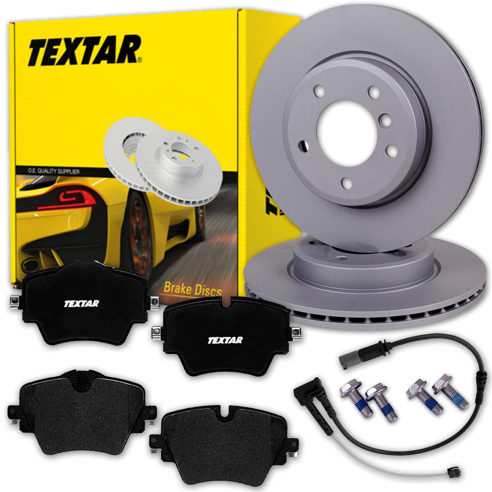 TEXTAR Bremsscheiben 330mm + Beläge vorne passend für X1 F48 + X2 F39 von Generic
