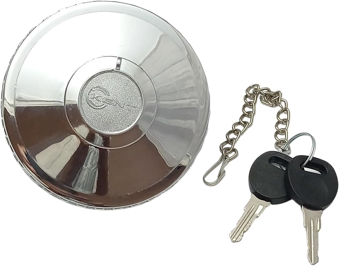 Tankdeckel Tankkapen Kraftstofftankdeckel Verriegelung mit 2 Schlüssel Passend für MAN TGA,Mercedes Axor,Atego LKW Diesel 80mm Verchromt Stahl Tankdeckel Tankkapen Kraftstofftankdeckel Verriegelung mit 2 Schlüssel Passend für MAN TGA,Mercedes Axor,Atego LKW Diesel 80mm Verchromt Stahl von Generic