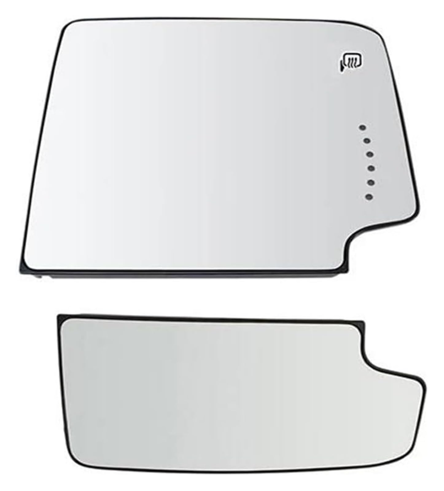 Türaußenspiegelglas für Sierra 1500 2500 HD 3500 HD 2014-2017 Autoaußenspiegelglas, automatisch beheizt, hinten mit Licht von Generic