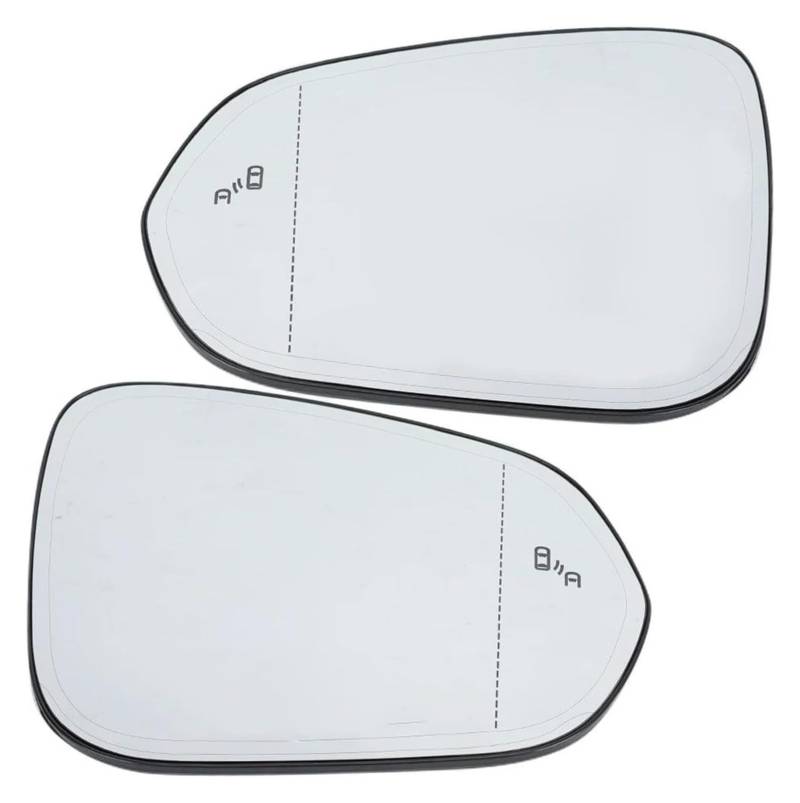 Türflügelspiegelglas für RX NX RX350 2016 2017 2018 2019 2020 2021 2022 mit Totwinkelheizung, Spiegelglas, Autoflügel-Rückansichtobjektiv von Generic