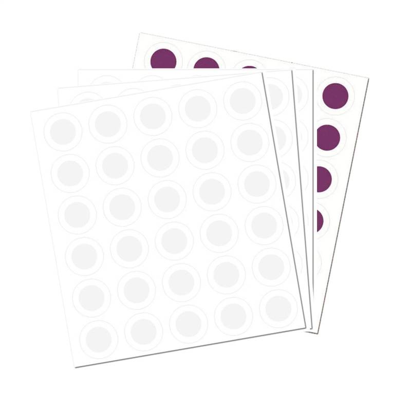 UV-Indikator-Aufkleber – 120 transparente Sonneneinstrahlungs-Erkennungspflaster | Selbstklebende, tragbare Sonnenschutz-Erinnerungsaufkleber für Gesicht, Wange und Hautschutz im Freien von Generic