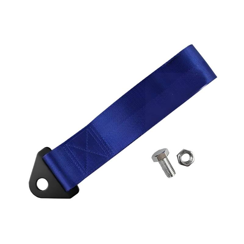 Generic Universal Abschleppöse Abschleppschlaufe Rennsport-Abschleppriemen Rennsport-Abschlepphaken Seile (Blau) von Generic