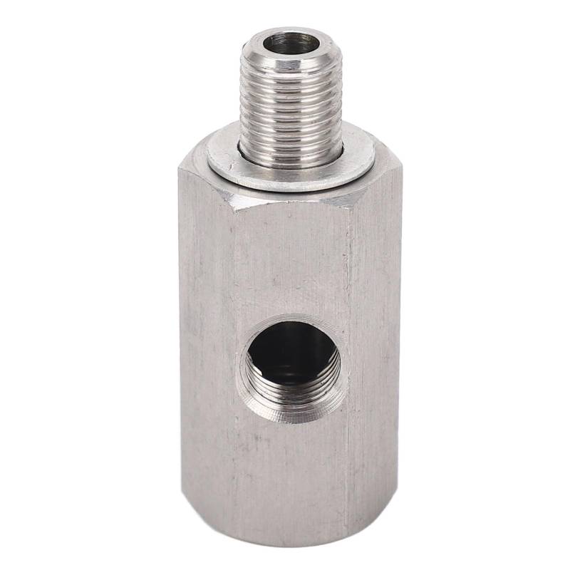 Universal M10x1,0 Öldrucksensor T-Adapter Turbo Versorgungsleitung Manometer Edelstahl von Generic