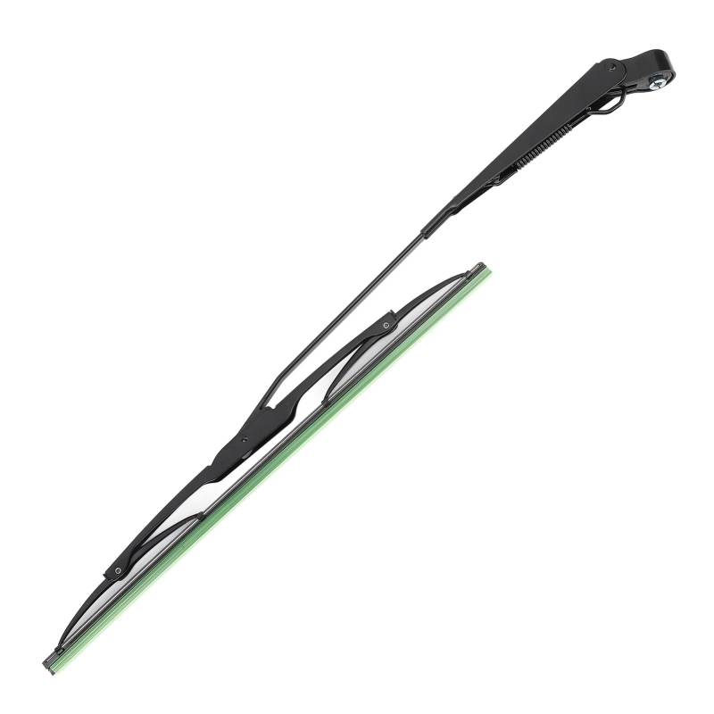 Universeller Windschutzscheibe Wischermotor Kit mit Arm und Klinge 12 V Langes Schaft für das Fischereiboot ATV UTV von Generic