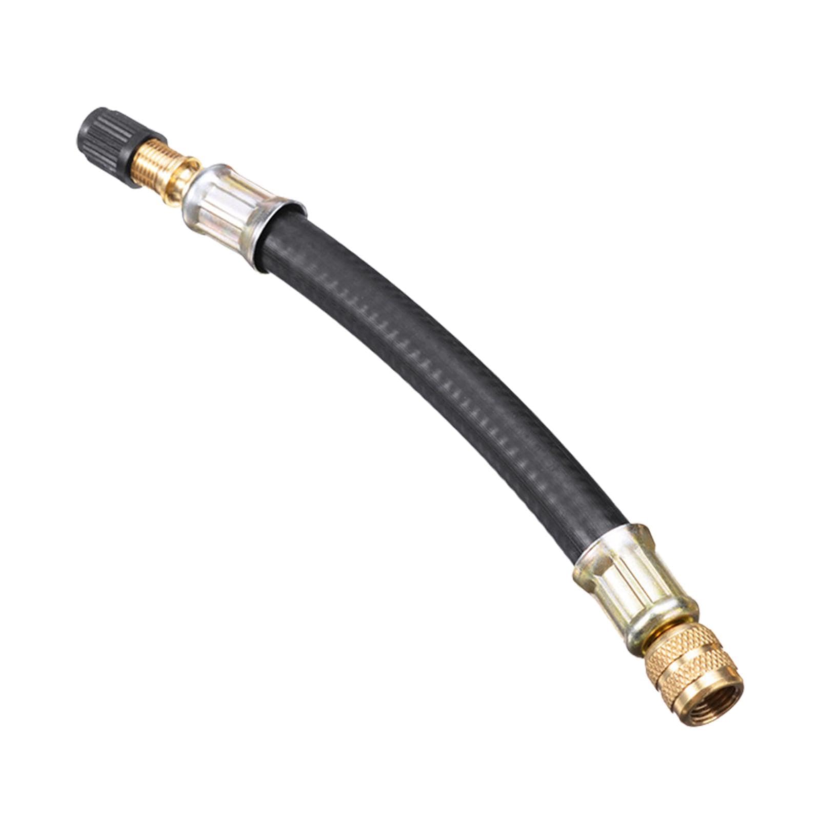 Ventilverlängerung, Reifenventilverlängerung oder Reifenventil, Reifenventilverlängerungswerkzeug oder Reifenventilschaft aus Gummi - Luftventilverlängerung mit Adapter aus massivem Messing, Schlauch Ventilverlängerung, Reifenventilverlängerung oder Reifenventil, Reifenventilverlängerungswerkzeug oder Reifenventilschaft aus Gummi - Luftventilverlängerung mit Adapter aus massivem Messing, Schlauch von Generic