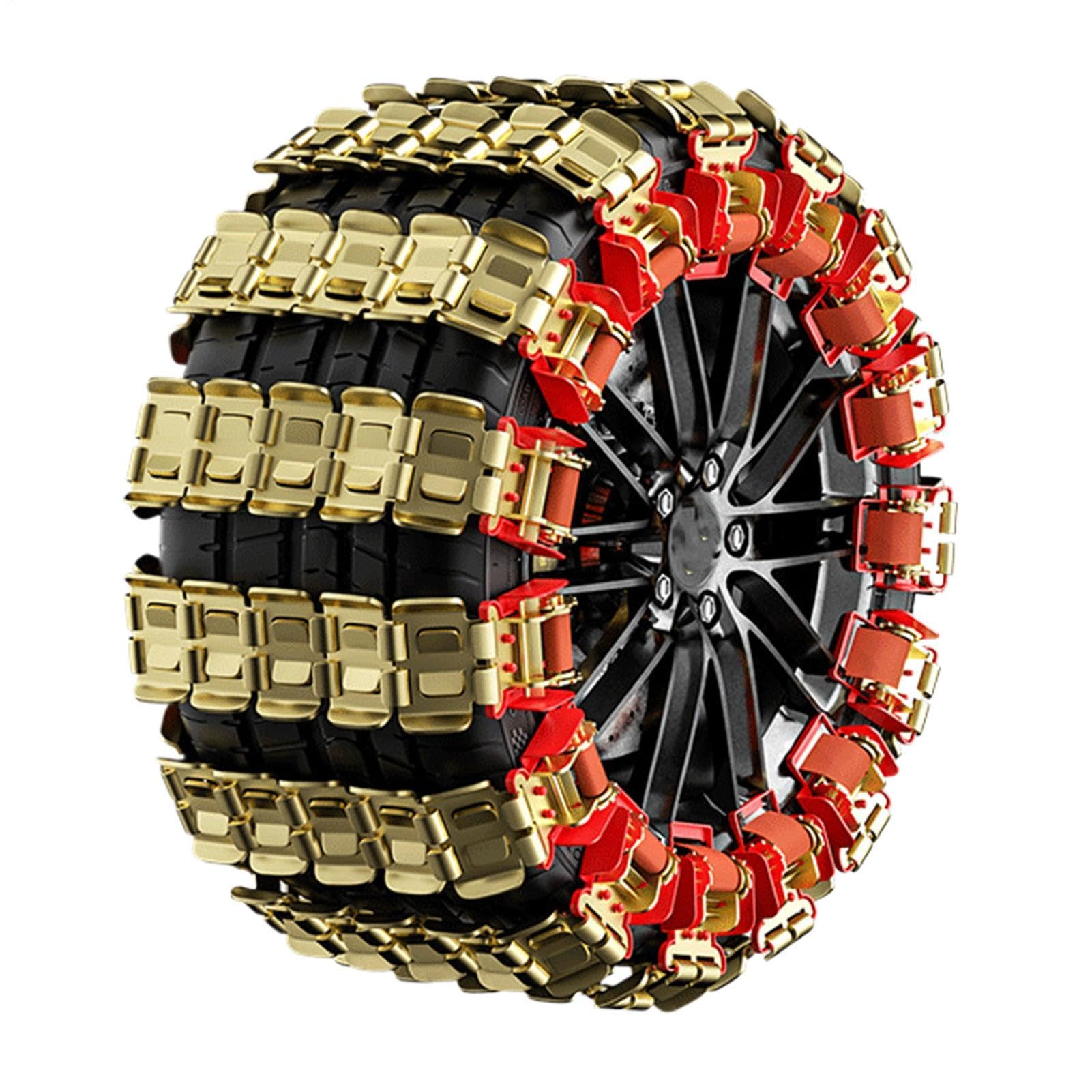 Verdicken Sie die Eis-Grip-Ketten, Typ Dragon Claw, Autoreifenketten für Schnee, Winterreifen für Auto – Verdicken Sie die Schneeketten für SUVs, rutschfest, aus Metall Verdicken Sie die Eis-Grip-Ketten, Typ Dragon Claw, Autoreifenketten für Schnee, Winterreifen für Auto – Verdicken Sie die Schneeketten für SUVs, rutschfest, aus Metall von Generic