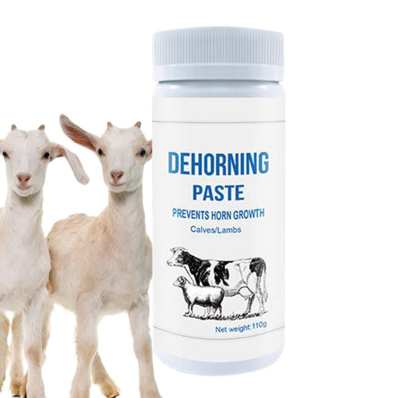 Viehd Ausschubcreme - Kuhhornblocker, sanfte Ziegenpaste, Viehwachstumsinhibitor | Unterdrückung des organischen Fast-Action-Horns, Humane Dehorning Agent Livestock Management Ranching-Praxis von Generic
