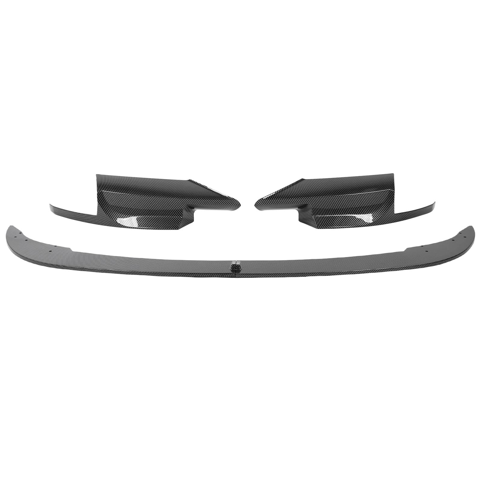 Vordere Stoßfänger -Lippen -Diffusor Kit, ABS Protective Lip Chin Spoiler für 5er F10 M5 2011 Bis 2017 (Kohlefaser-Stil) von Generic