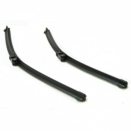 Vorne Scheibenwischer Flach Wischerblätter Wischblatt Scheibenwischblätter 600mm 450mm Kompatibel mit BMW X6 E71 E72 2008-2011 von generic