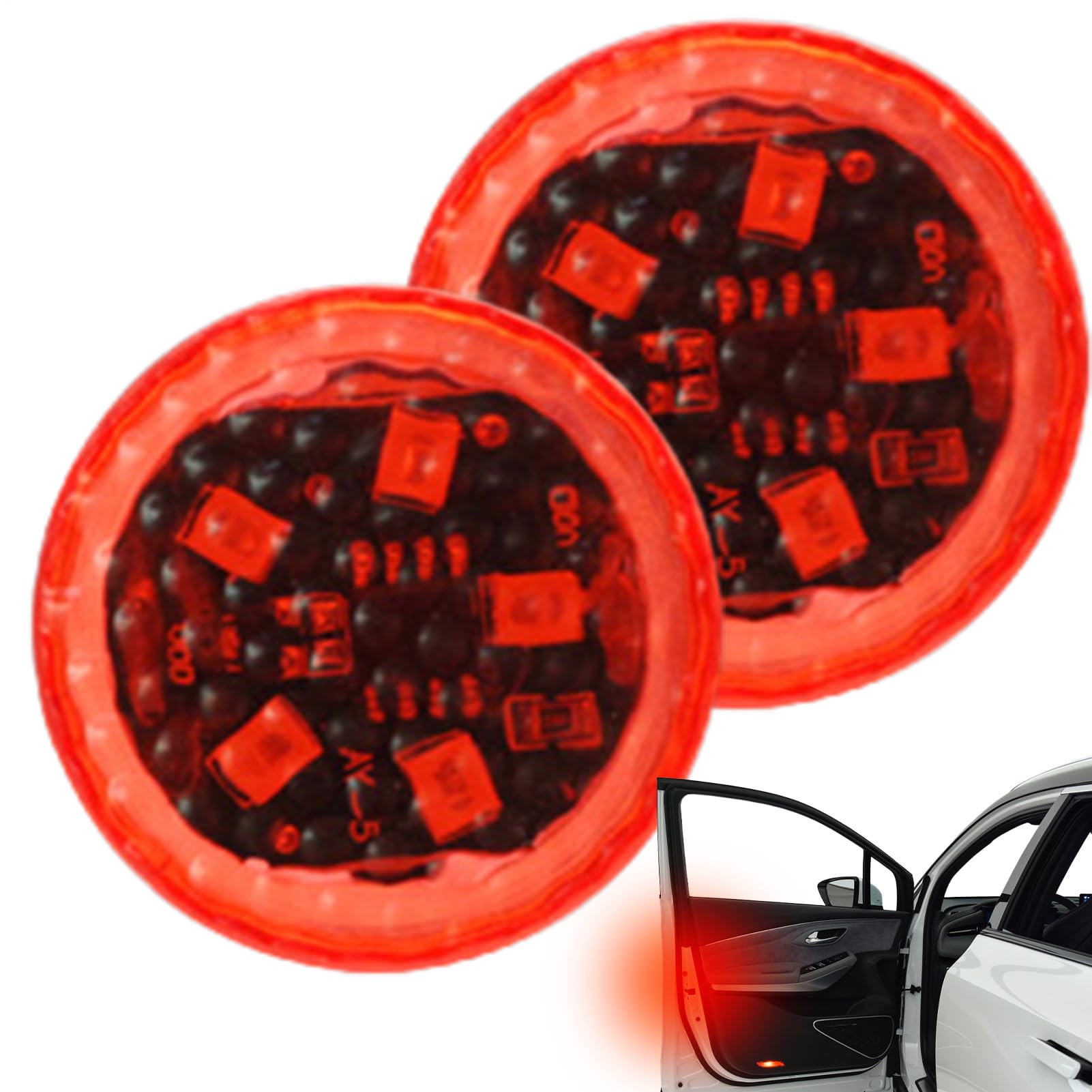 WARNUNGSPIELE LED CAR TOR LED | WARNUNGSWARNUNGSPRÜFUNGSBRÜFUNG BLINTLICHELPEN, 5 LEDs drahtloser Autokörpersignal Leuchte wasserdichte Anti-Heck-Kollision für Autowagen-LKW-Anhänger WARNUNGSPIELE LED CAR TOR LED | WARNUNGSWARNUNGSPRÜFUNGSBRÜFUNG BLINTLICHELPEN, 5 LEDs drahtloser Autokörpersignal Leuchte wasserdichte Anti-Heck-Kollision für Autowagen-LKW-Anhänger von Generic