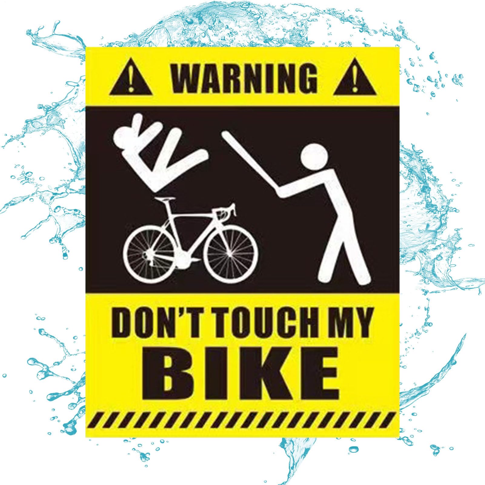 Warnaufkleber berühren Sie Nicht Mein - wasserdichtes Klebstoff für Fahrrad, Schutzaufkleber für Laptop, Autofenster, Motorradkörper | Resistente Dekoration mit Messeggs Warnaufkleber berühren Sie Nicht Mein - wasserdichtes Klebstoff für Fahrrad, Schutzaufkleber für Laptop, Autofenster, Motorradkörper | Resistente Dekoration mit Messeggs von Generic