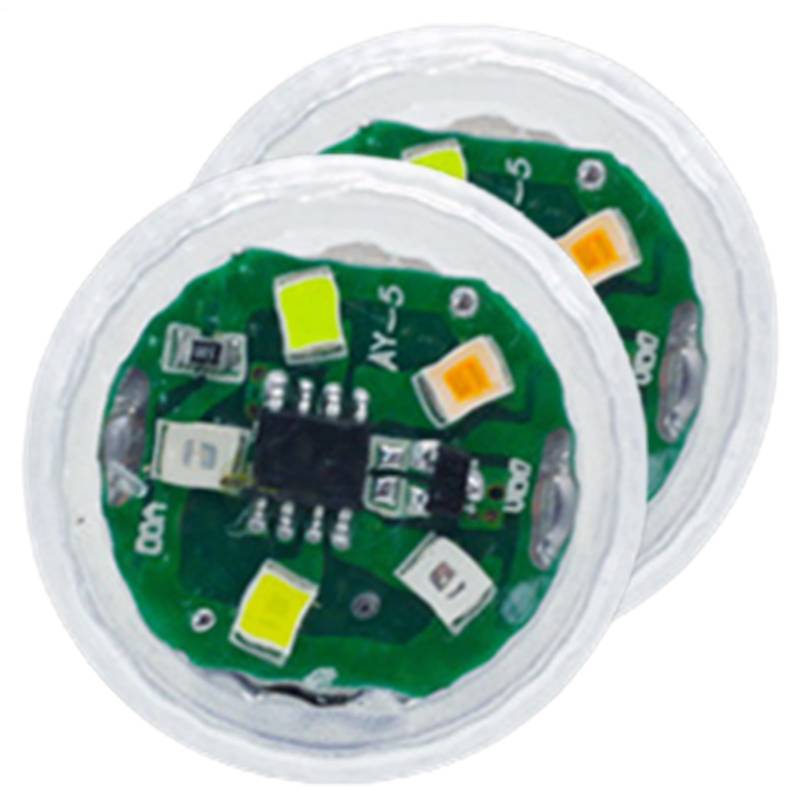 Warntür -Warnlichter - WARNUNGS -SICHERHEITSPRÜFUNGSPRÜFUNGSPRÜFUNGEN 5 LEDs Wireless Auto Body Signal Light Wasserdes Anti-Heck-Kollision für Autowagen-LKW-Anhänger von Generic