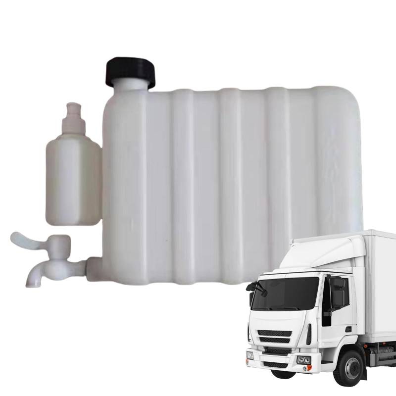 Wasserspeicher Container - 9L Wassertank, tragbarer Nutzwassertank | Reisefahrzeug Wasserbehälter mit Hahn, Wassertransporter für LKW, Anhänger, Wohnmobil von Generic