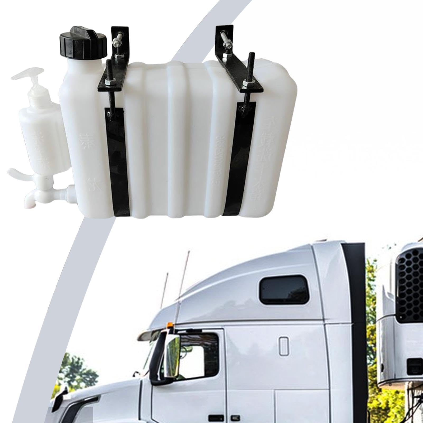 Wasserspeichertank – 9 l tragbarer Mehrzweck-Container, Wasserrückhaltebehälter | Reisefahrzeug-Wasserbehälter mit benutzerfreundlichem Design, Auto-Wasser-Utility für C Wasserspeichertank – 9 l tragbarer Mehrzweck-Container, Wasserrückhaltebehälter | Reisefahrzeug-Wasserbehälter mit benutzerfreundlichem Design, Auto-Wasser-Utility für C von Generic